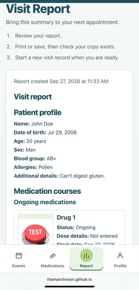 CareTrail – screenshot 2