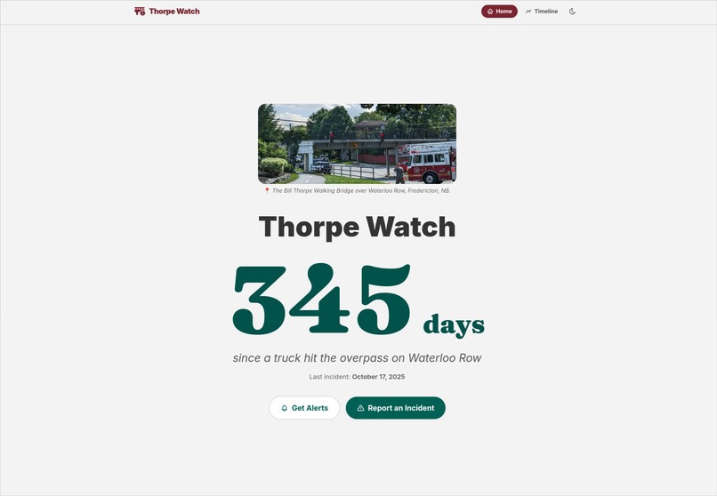 Thorpe Watch – screenshot 1