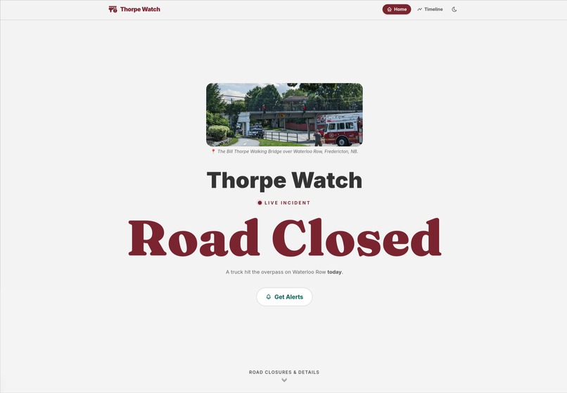 Thorpe Watch – screenshot 2