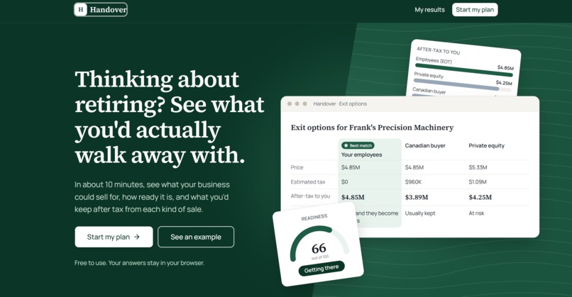 Handover – screenshot 1