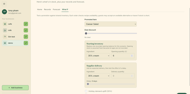 Sim4Food – screenshot 3