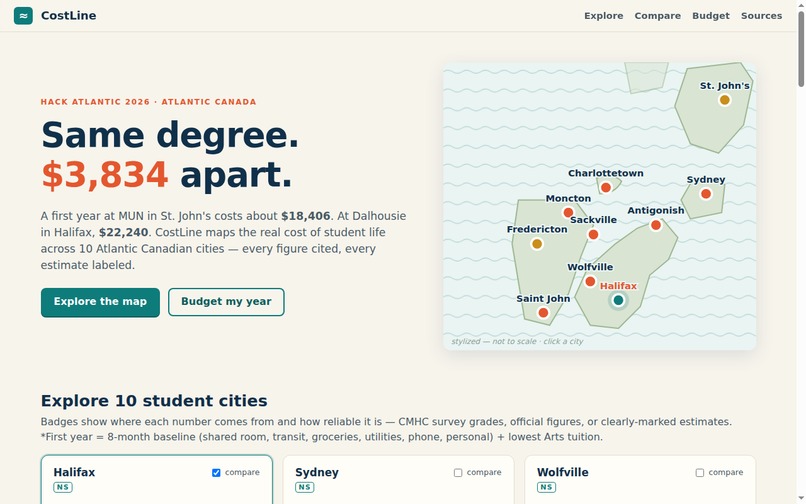 CostLine – screenshot 1