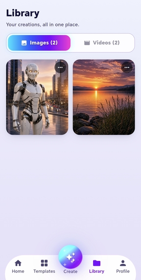 Vortex Vision – AI Image & Video Generator – screenshot 5