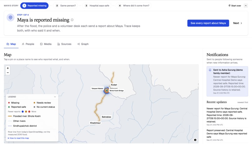 Trace – screenshot 2