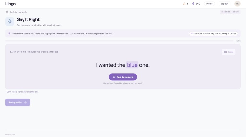 Lingo – screenshot 3