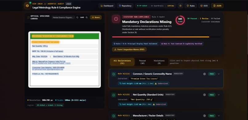 Legal metrology compilance scanner – screenshot 4