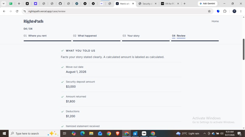 RightsPath – screenshot 1
