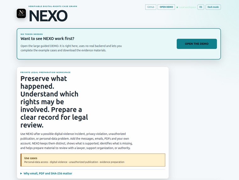 NEXO – screenshot 3
