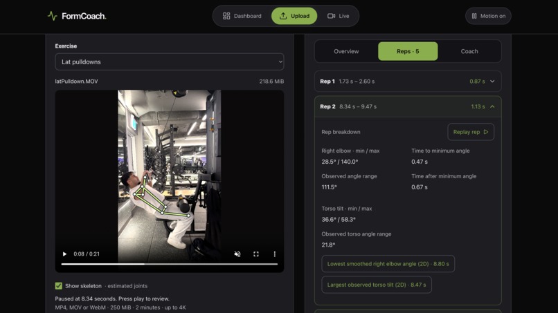 FormCoach – screenshot 4