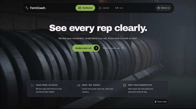 FormCoach – screenshot 1
