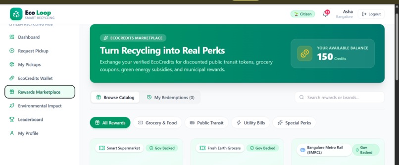 EcoLoop – Smart Reward-Based Recycling Platform – screenshot 5