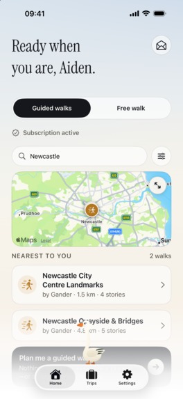 Gander: Audio Tour Guide – screenshot 1