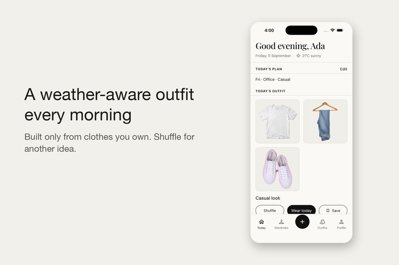 Garmify: AI Wardrobe & Outfits – screenshot 3