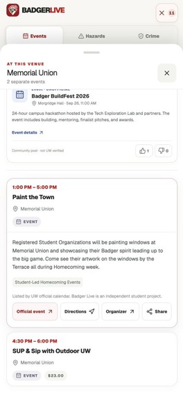 Badger Live – screenshot 1