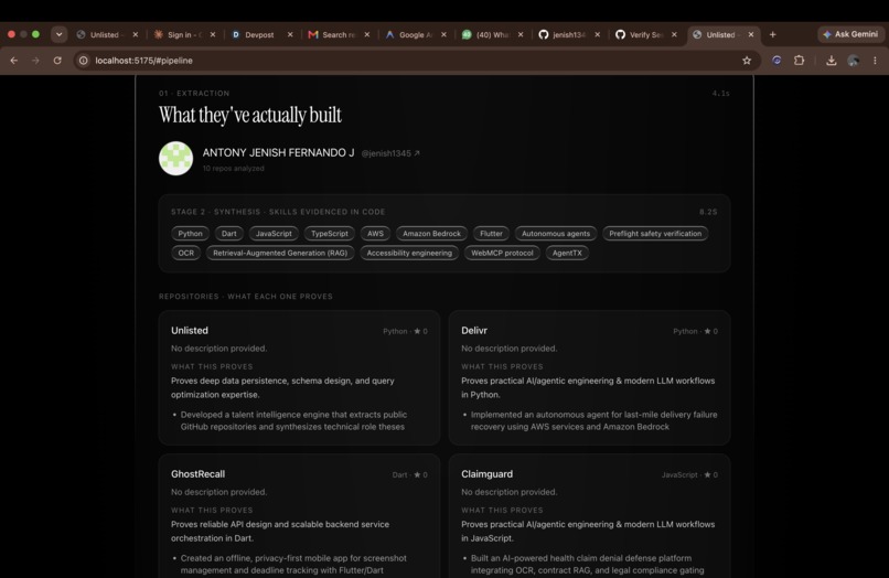 Unlisted – screenshot 4