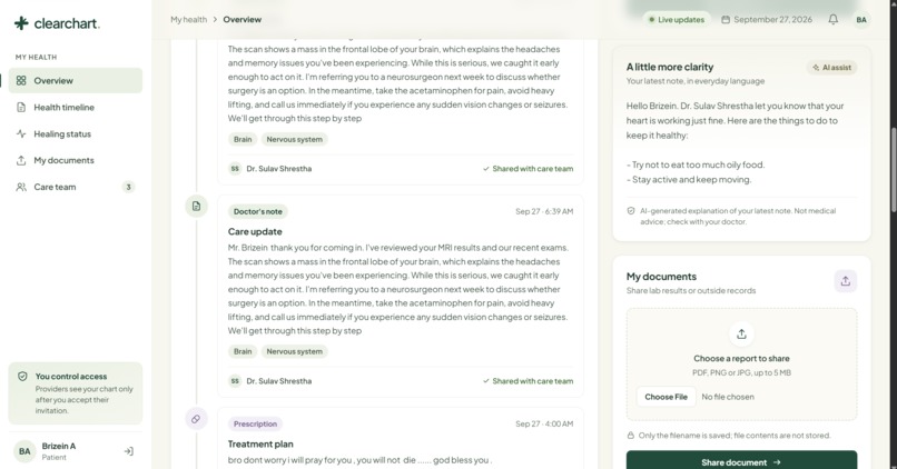 ClearChart – screenshot 3