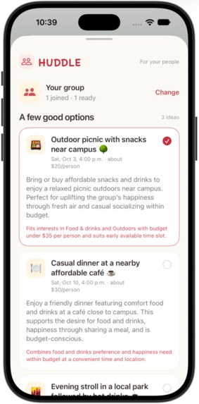 Huddle – screenshot 3