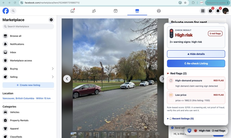 RedFlag – screenshot 1