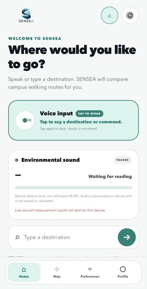 SENSEA – screenshot 2