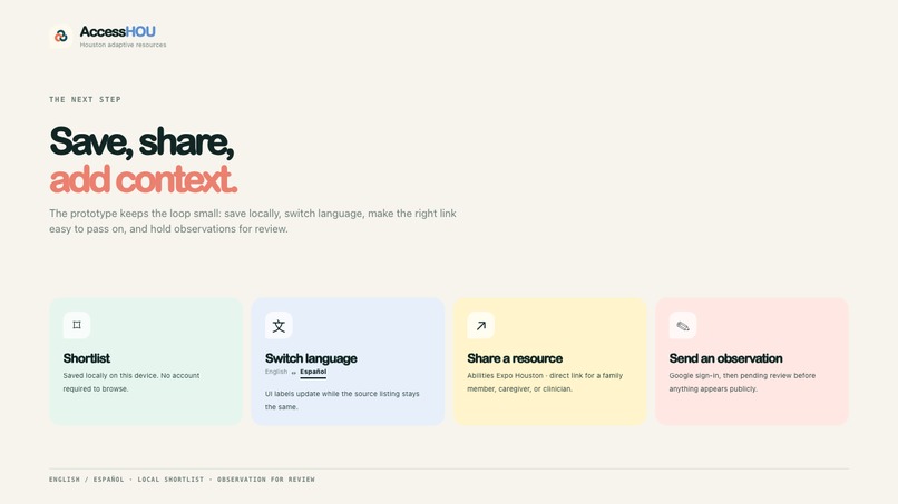 AccessHOU – screenshot 3
