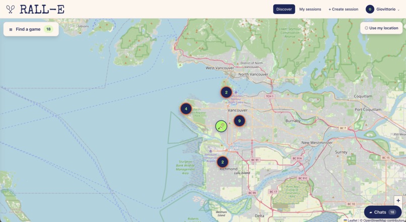 RALL-E: find your game, find your people – screenshot 9
