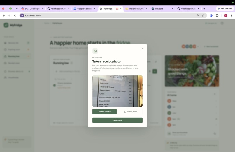 MyFridge – screenshot 4
