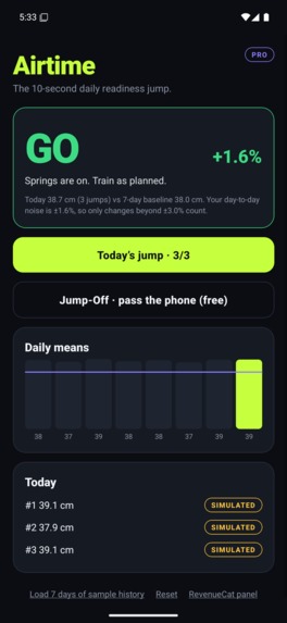 Airtime – screenshot 1