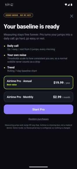 Airtime – screenshot 2