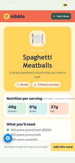 nibble  – screenshot 2