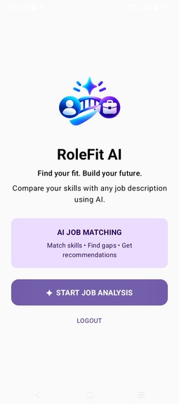 Rolefit AI – screenshot 1