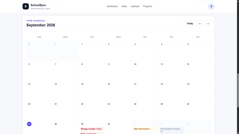 schoolsync – screenshot 2