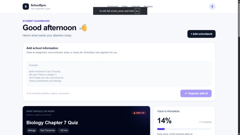 schoolsync – screenshot 4