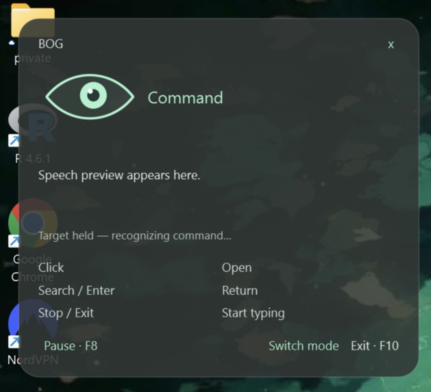 xGazeBrowser – screenshot 1