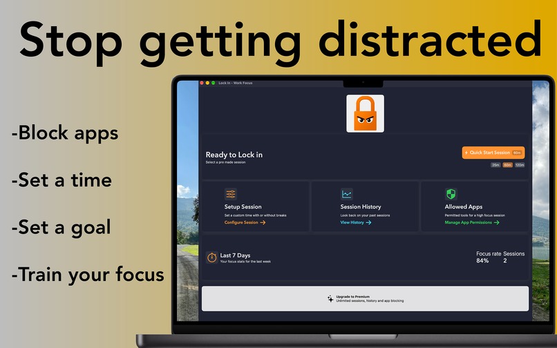 Lock In - work focus – screenshot 2