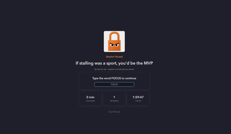 Lock In - work focus – screenshot 6