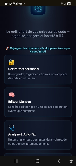 CodeVaultAI 2027 — assistant dev IA sécurisé – screenshot 3