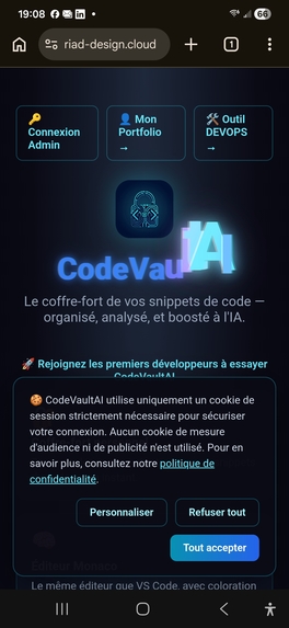 CodeVaultAI 2027 — assistant dev IA sécurisé – screenshot 9