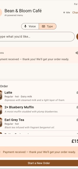 BaristaVoice – screenshot 1