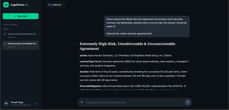 LegalPulse AI – screenshot 1