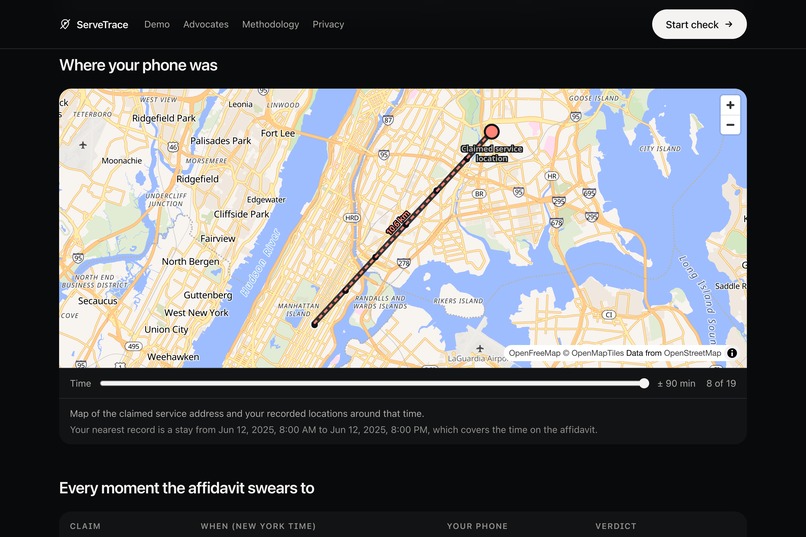 ServeTrace – screenshot 3