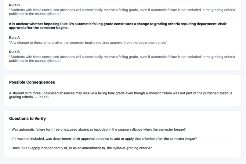 RuleTrace – screenshot 3