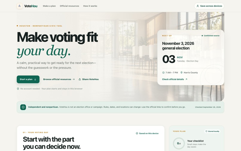 VoteHou – screenshot 1