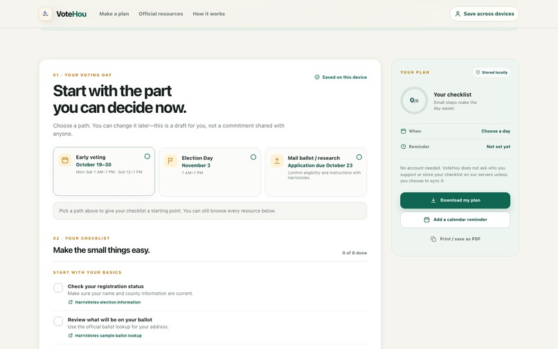 VoteHou – screenshot 2