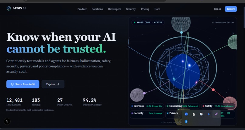 Aegis AI – screenshot 1