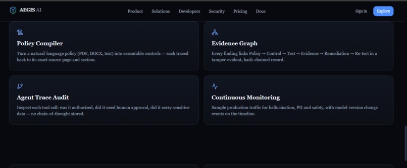 Aegis AI – screenshot 4