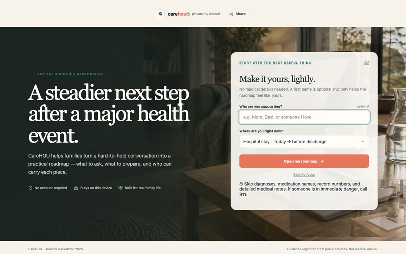 CareHOU – screenshot 2