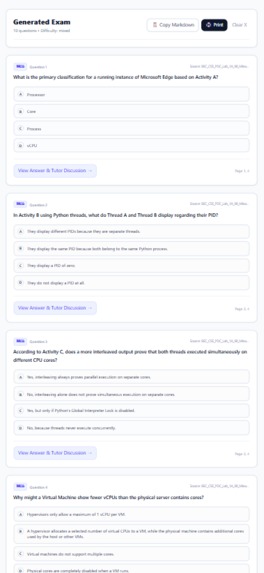 Exam Generator  – screenshot 5