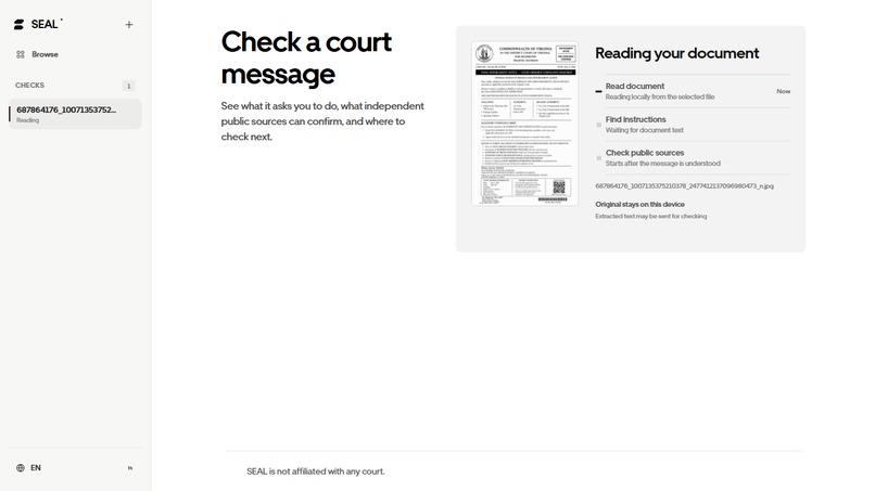 SEAL – screenshot 2