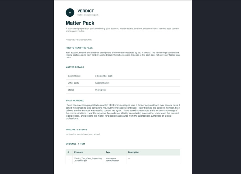 Verdict – screenshot 3
