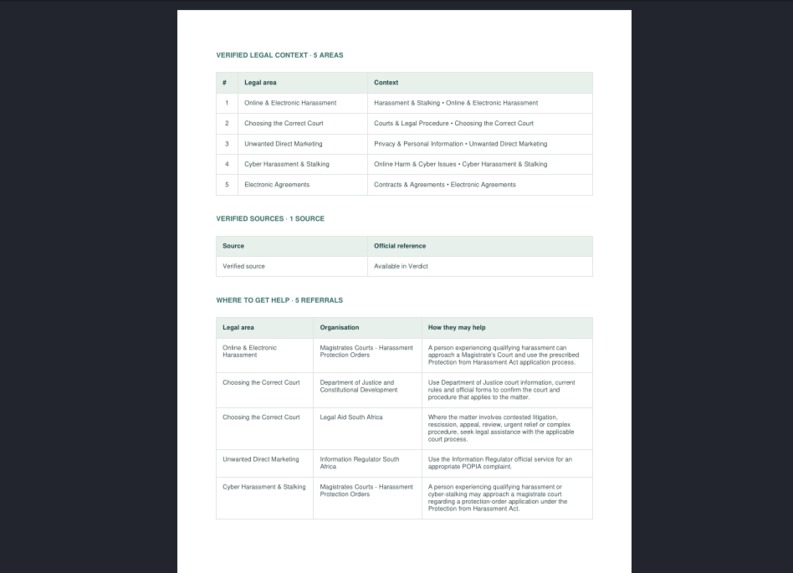 Verdict – screenshot 2